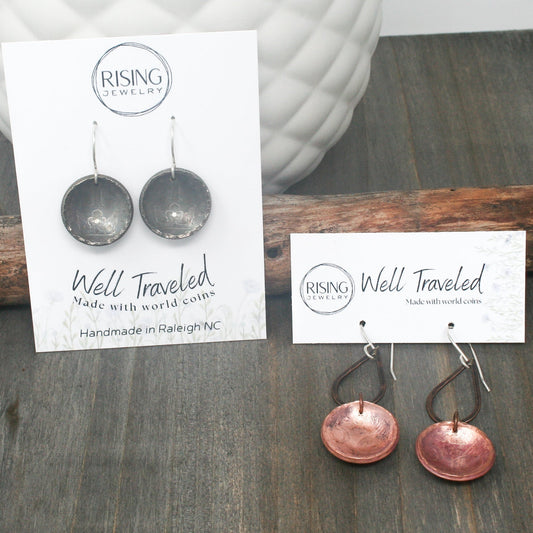 Jewelry That Tells a Story: Coin Necklaces & Earrings from Around the World