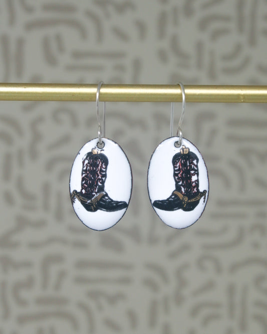 Cowgirl Boot Vintage Revival Earrings
