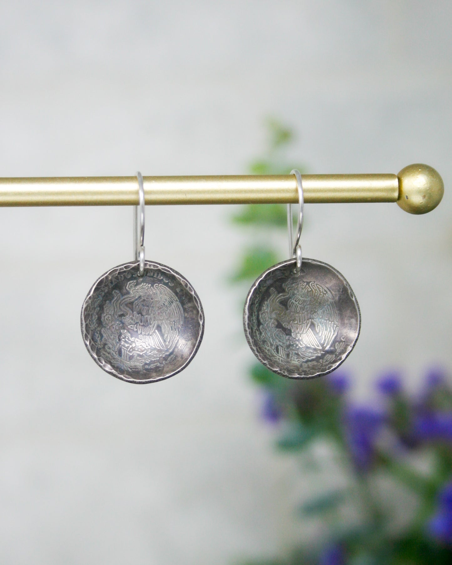 Mexico World Coin Earrings