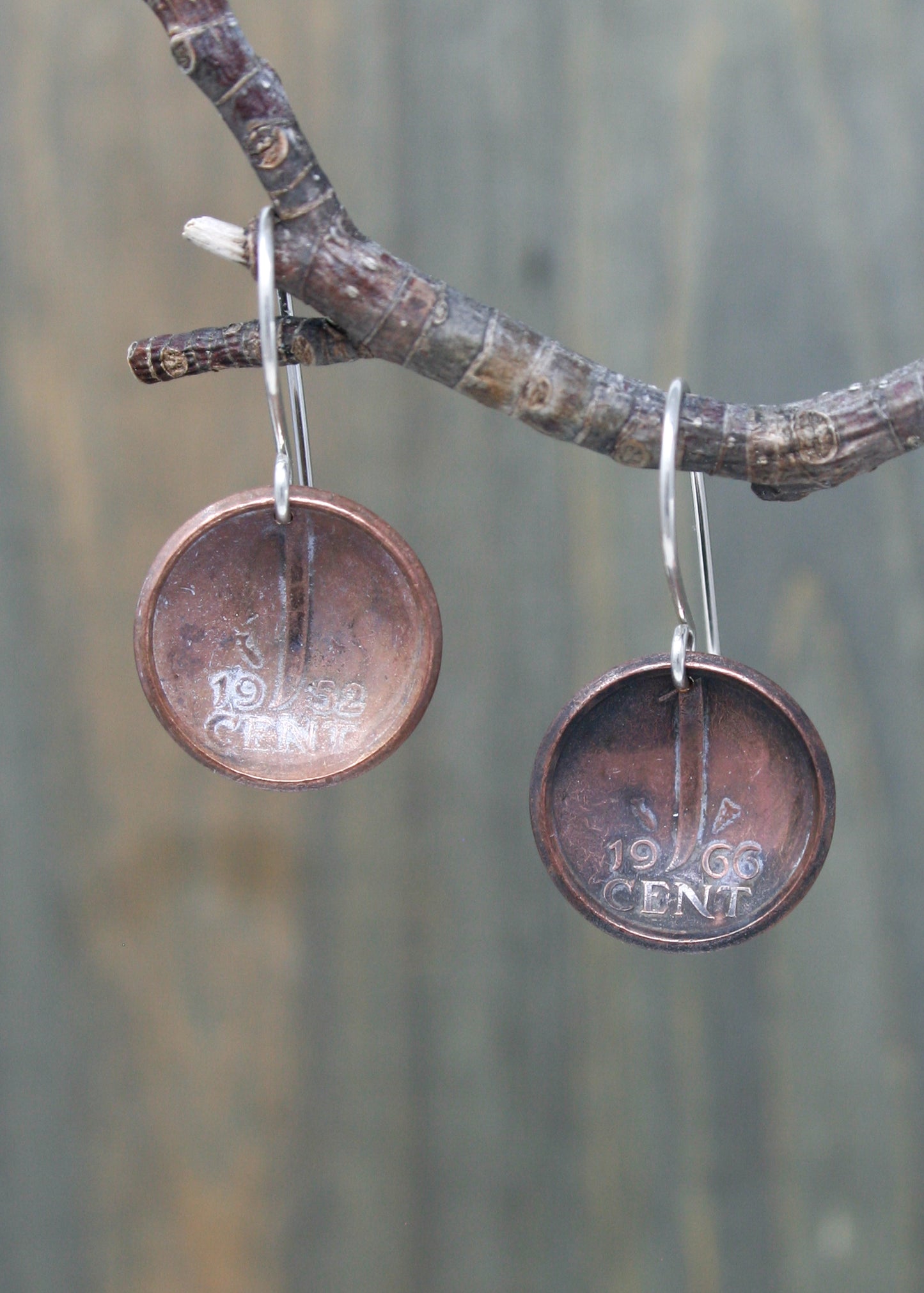 Netherlands World Coin Earrings