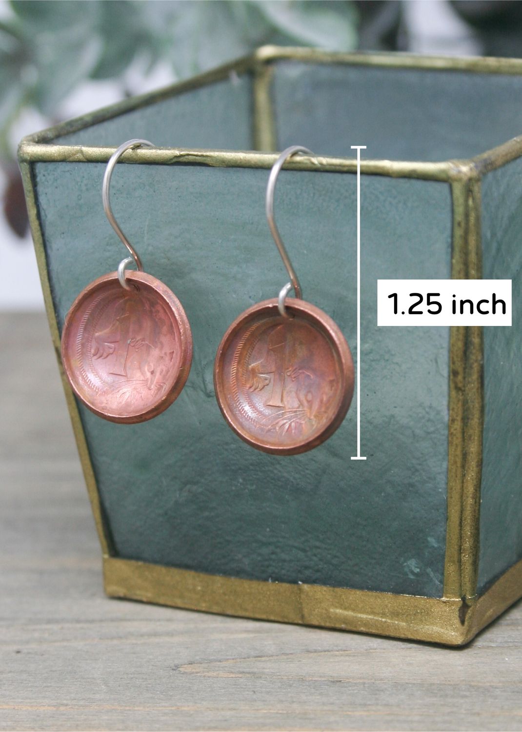 Mexico World Coin Earrings