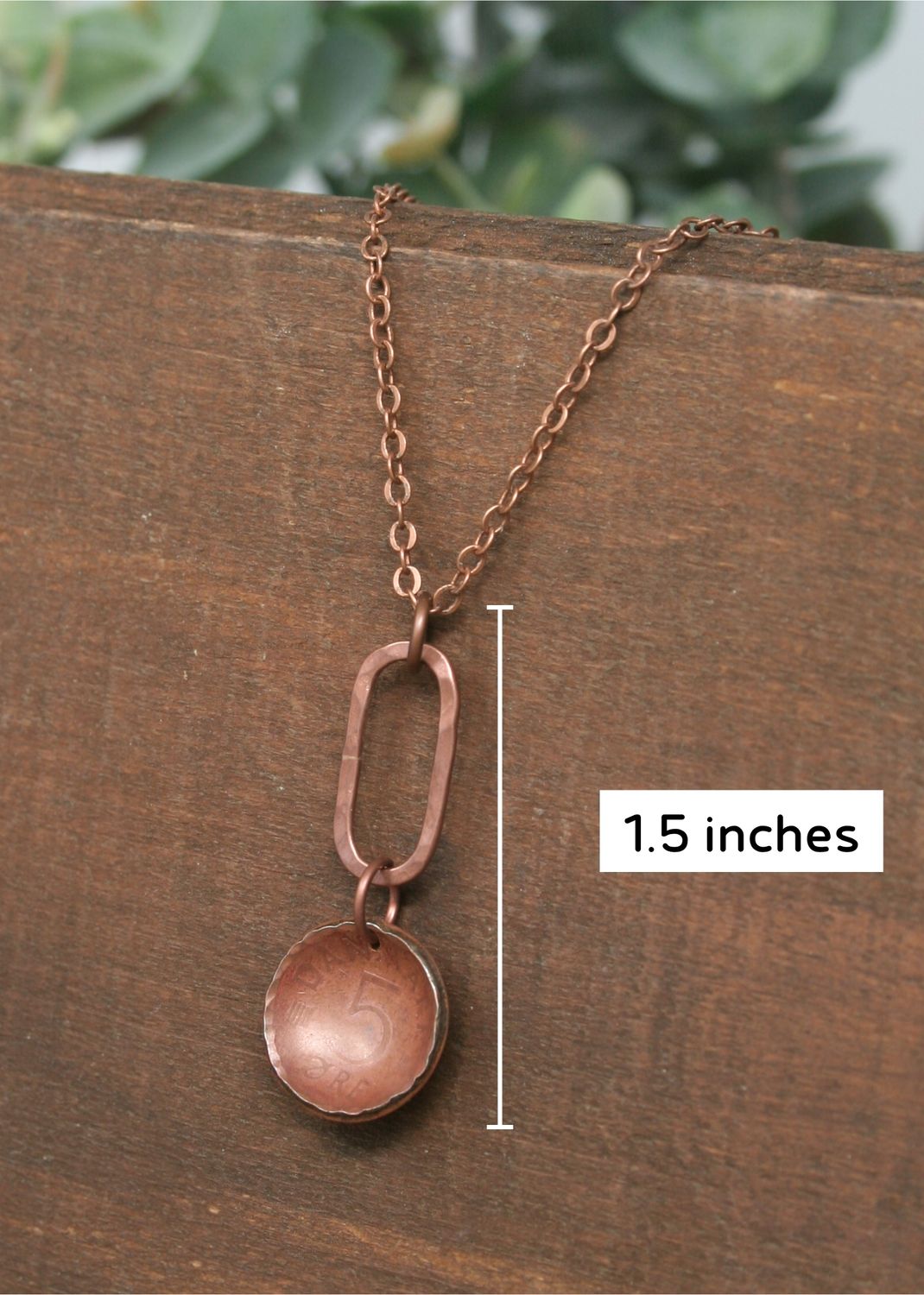 Australia World Coin Pendant Necklace