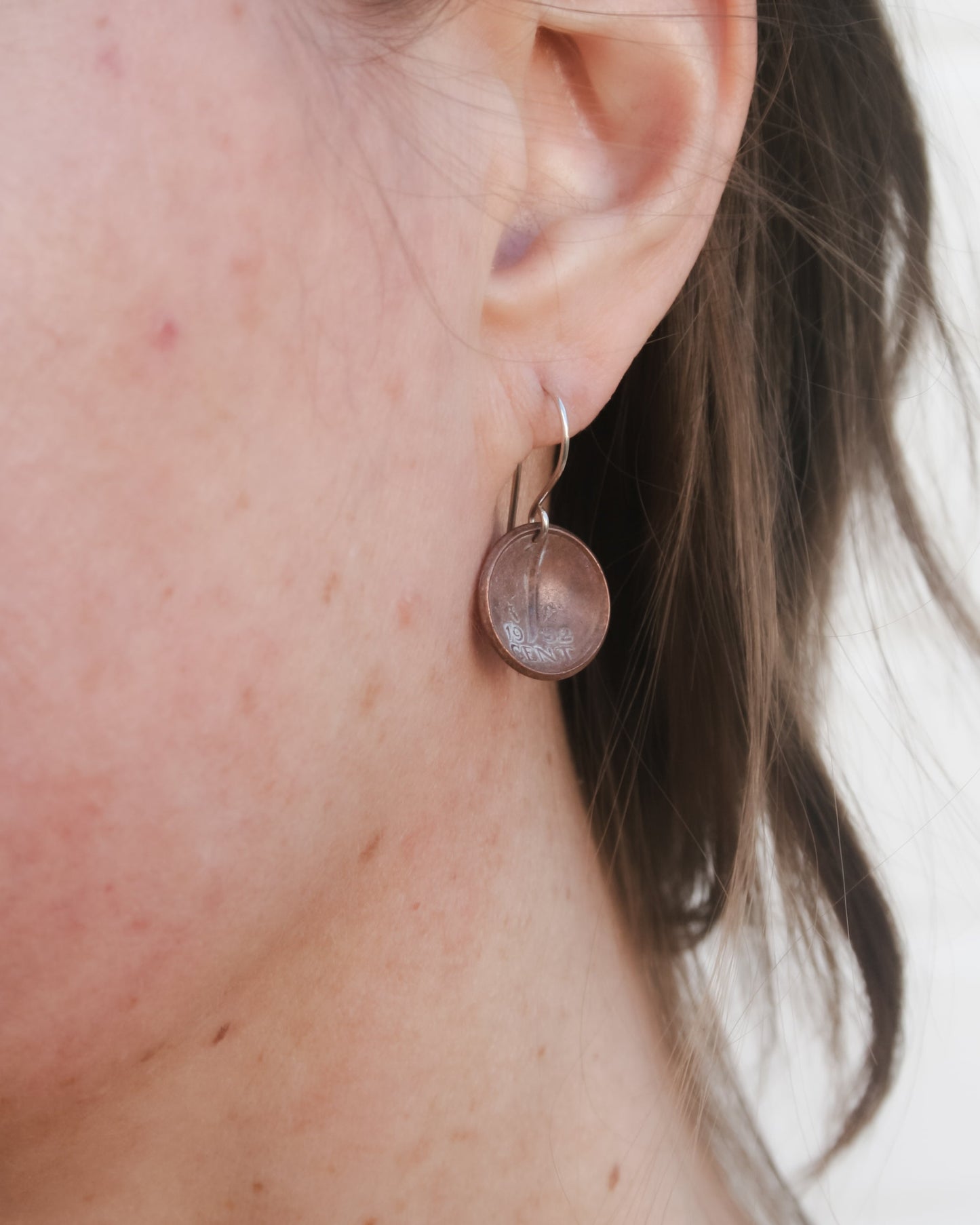 Netherlands World Coin Earrings