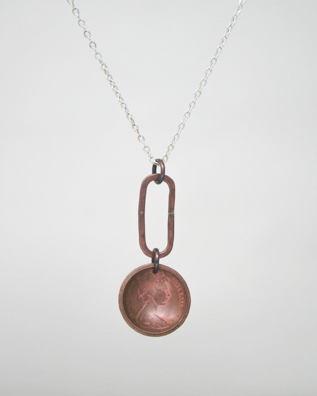 Australia World Coin Pendant Necklace
