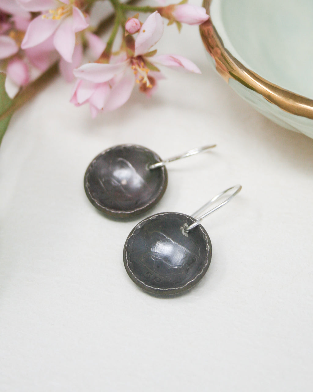 Ireland World Coin Earrings