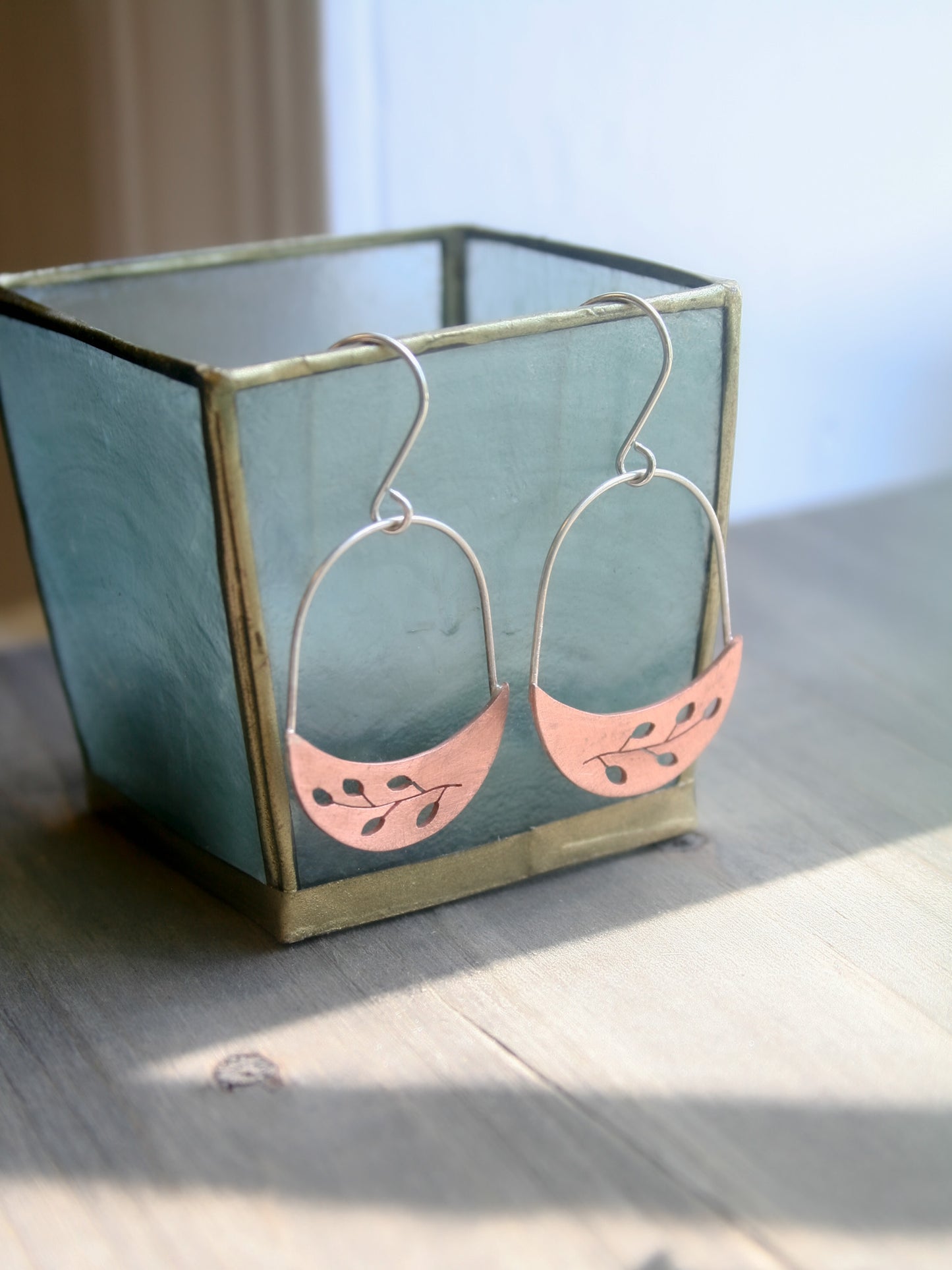 Botanical moon Earrings