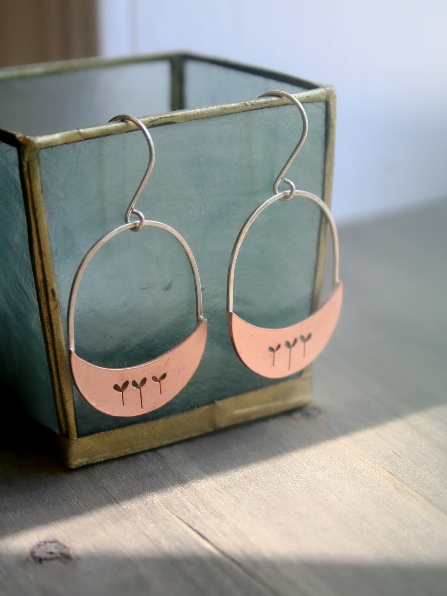 Botanical moon Earrings