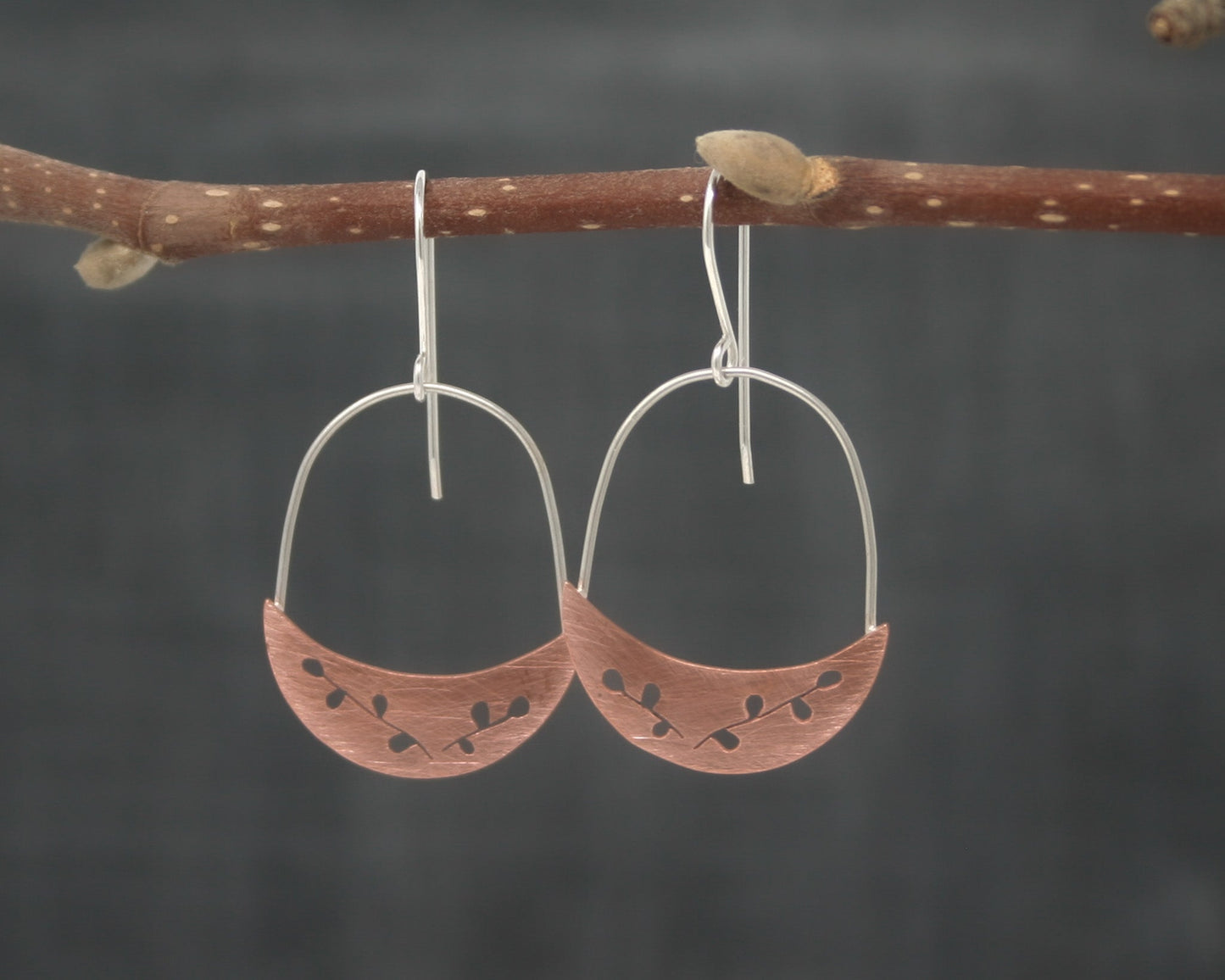 Botanical moon Earrings