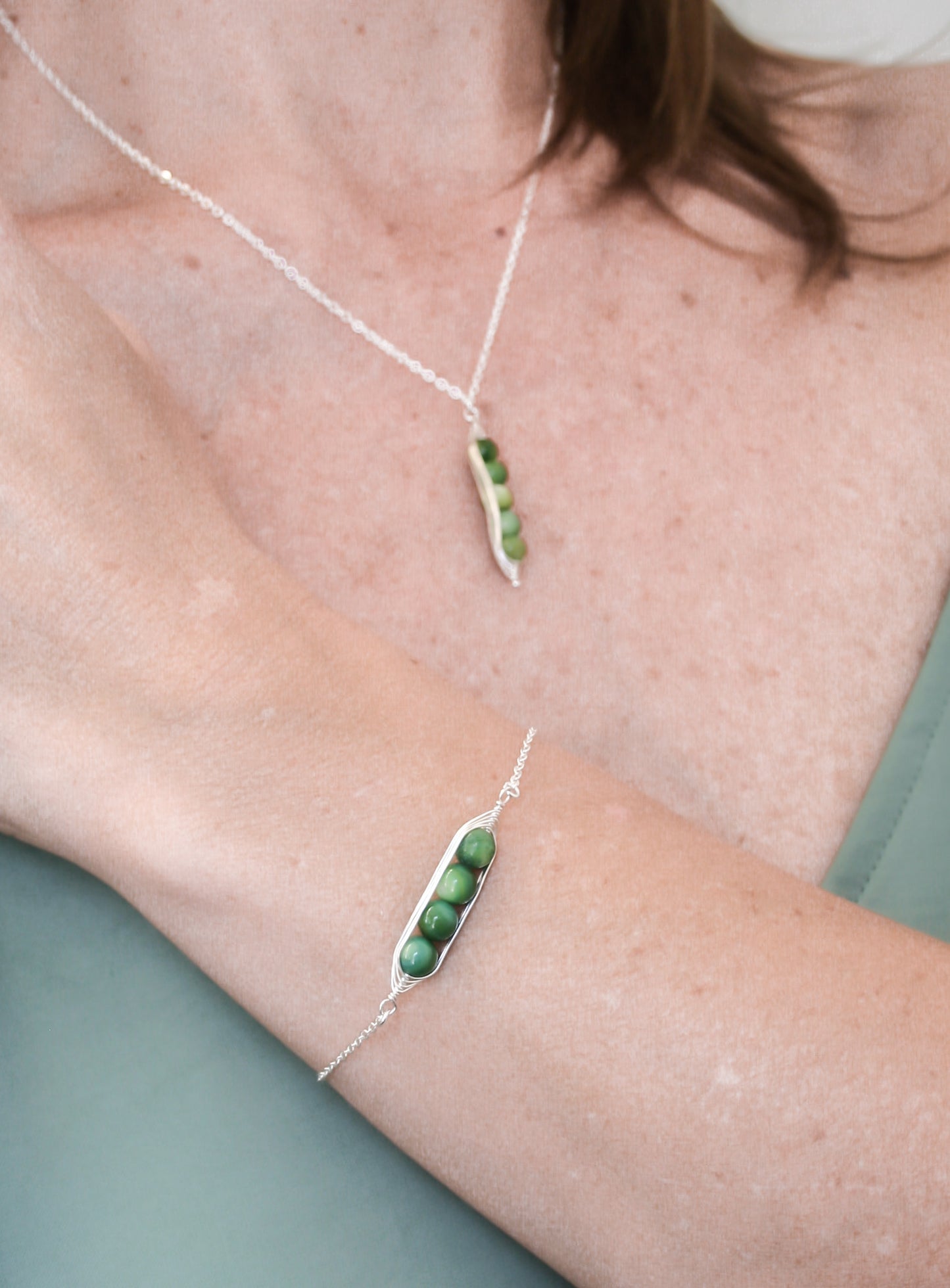 Four peas in a pod bracelet [made to order]