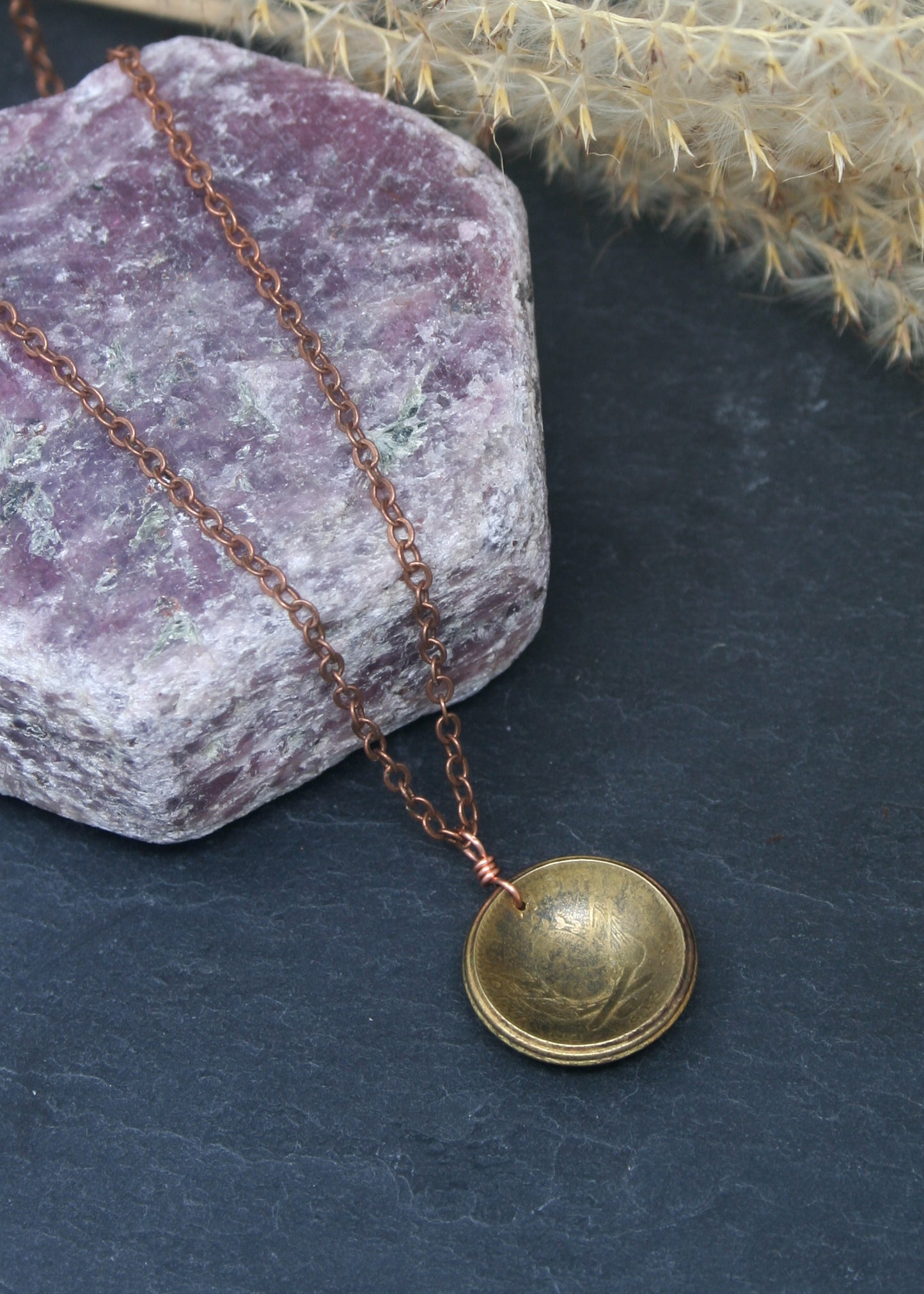 Argentina World Coin Pendant Necklace