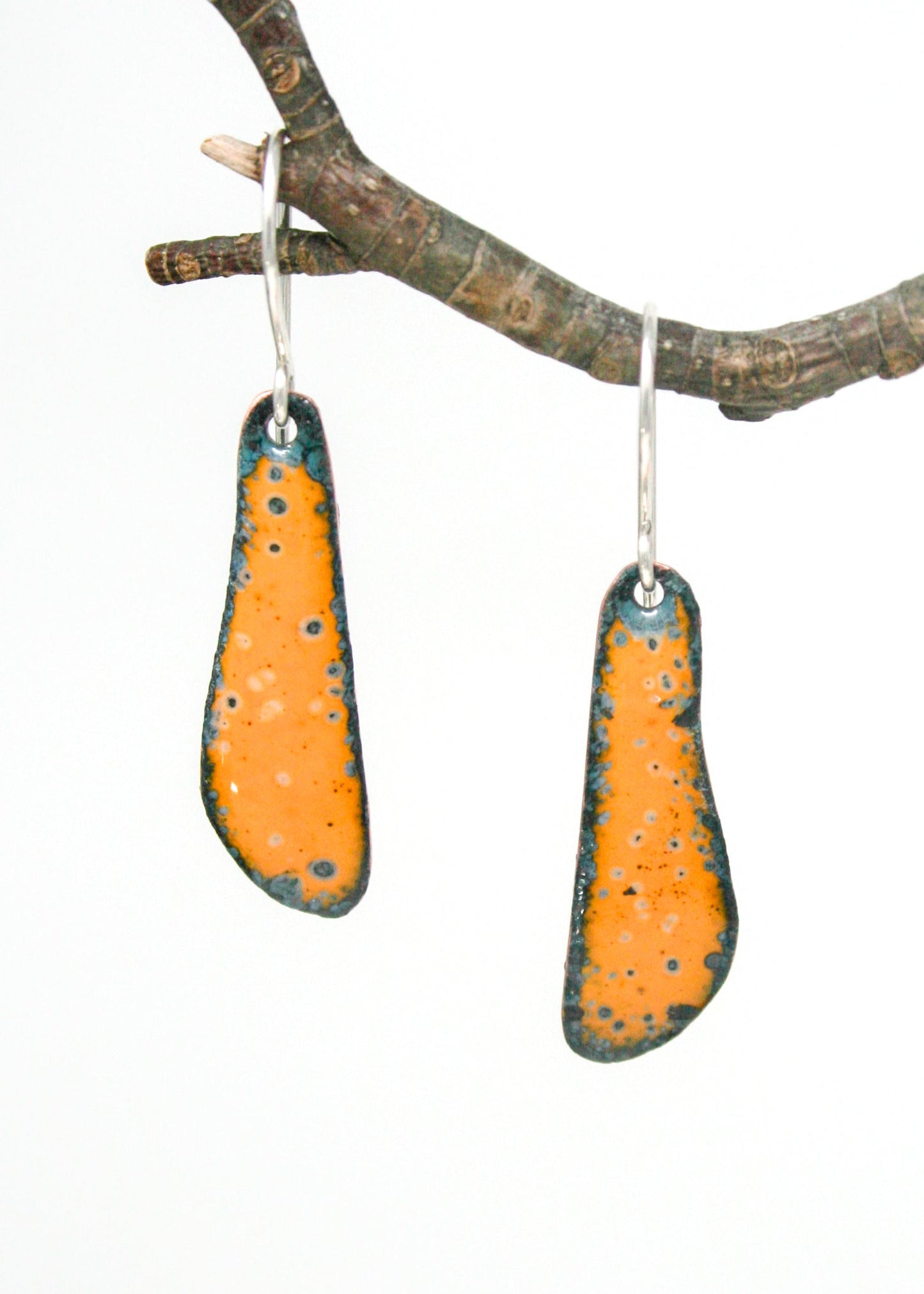 Batik wings earrings- Golden Harvest