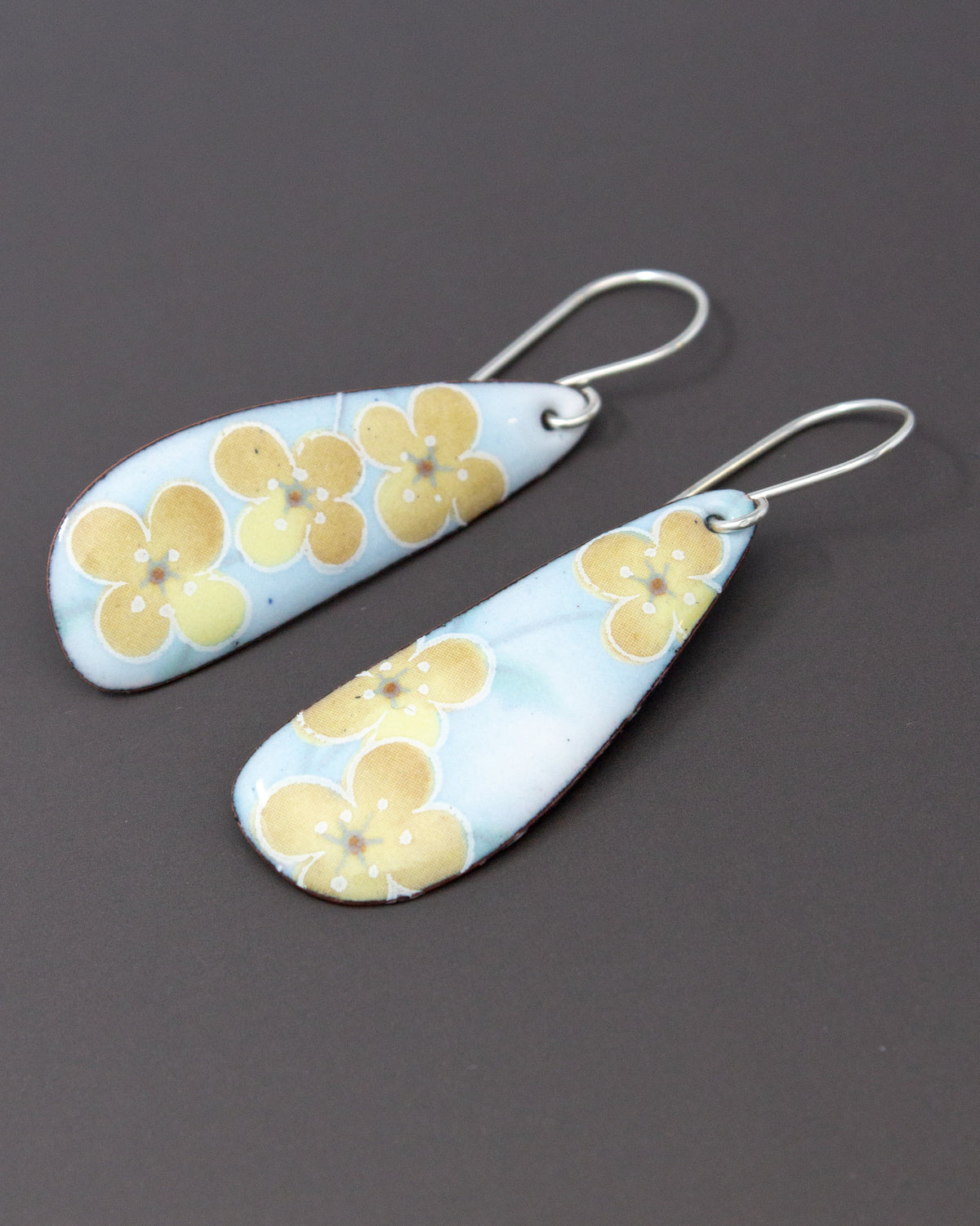 Vintage Revival Earrings, Buttercup Blues, Large drop