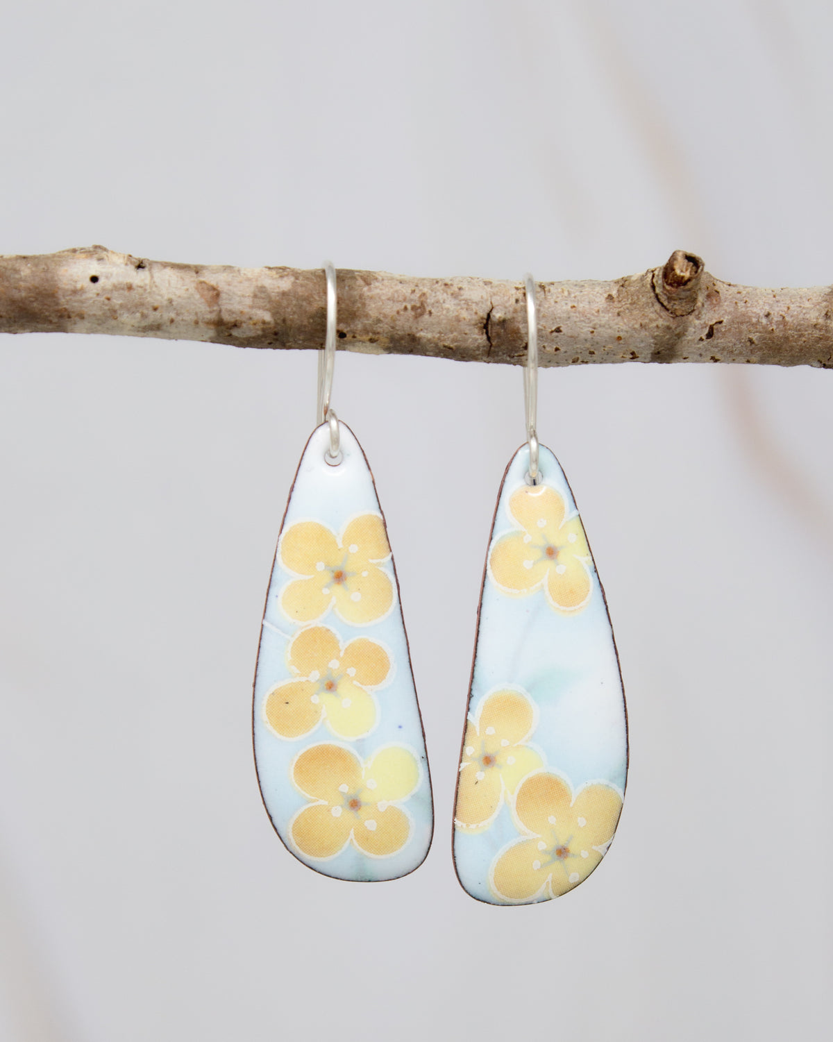 Vintage Revival Earrings, Buttercup Blues, Large drop