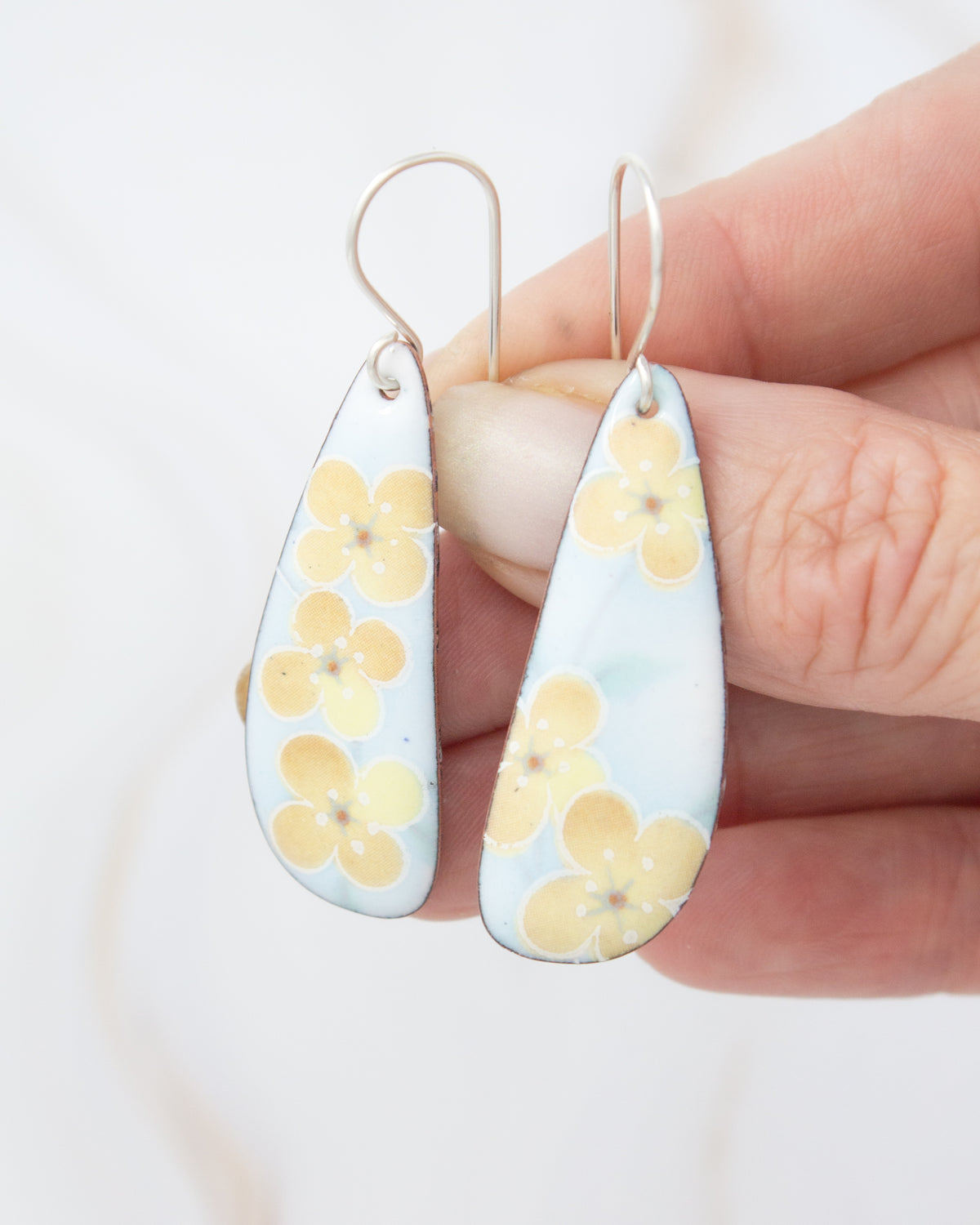 Vintage Revival Earrings, Buttercup Blues, Large drop