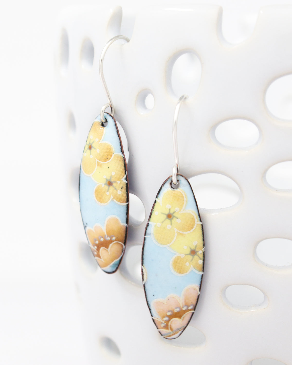 Vintage Revival Earrings, Buttercup Blues, Petal