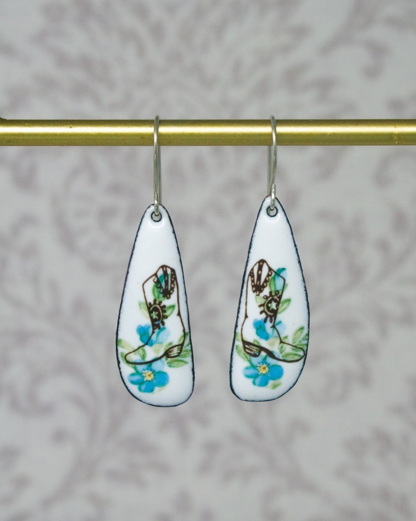 Wildflower Cowboy Drop Vintage Revival Earrings