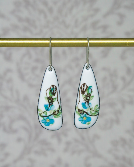 Wildflower Cowboy Drop Vintage Revival Earrings