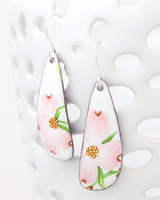 Dogwood Vintage Revival Earrings, Large drop