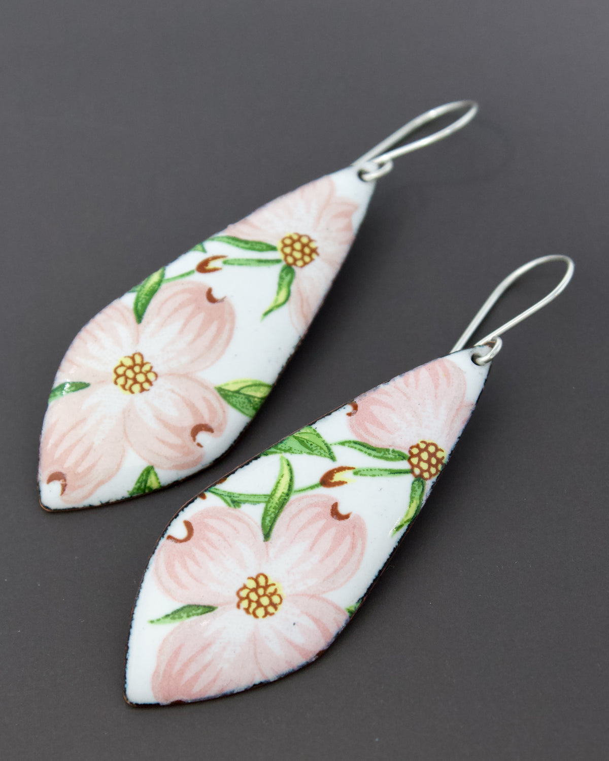 Vintage Revival Earrings, Dogwood, Leaf
