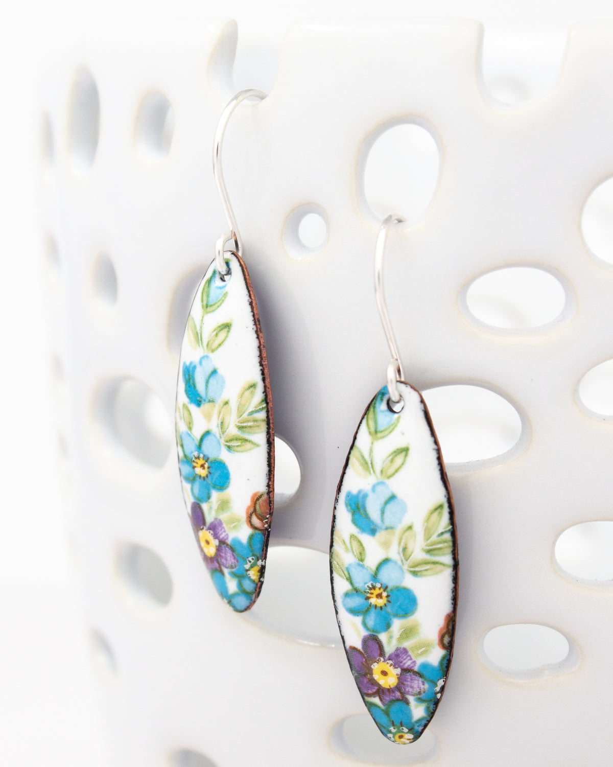 Vintage Revival Earrings, Flower Girl, Petal