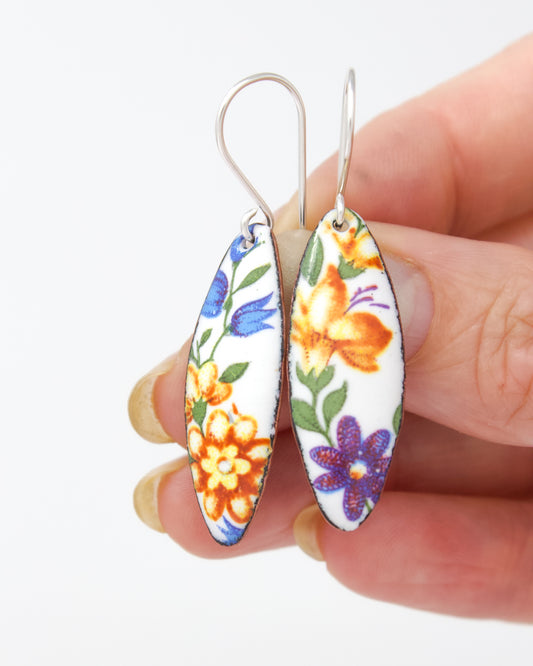 Vintage Revival Earrings, Spring Garland, Petal