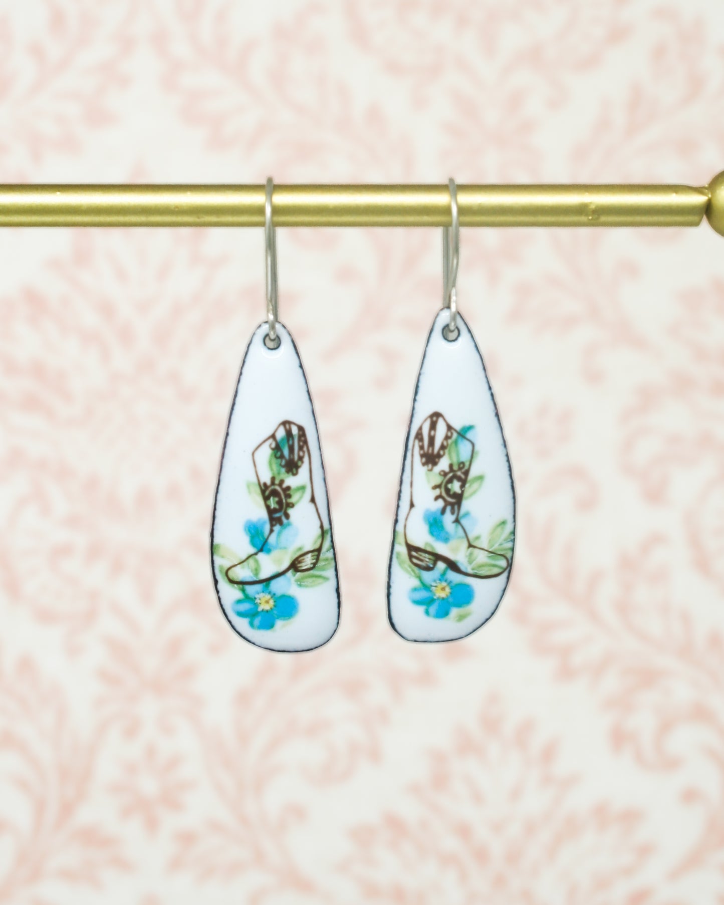 Wildflower Cowboy Drop Vintage Revival Earrings