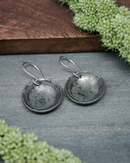 Mexico World Coin Earrings