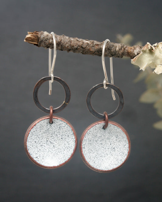 Revolve Small Patina Penny earrings [made to order]
