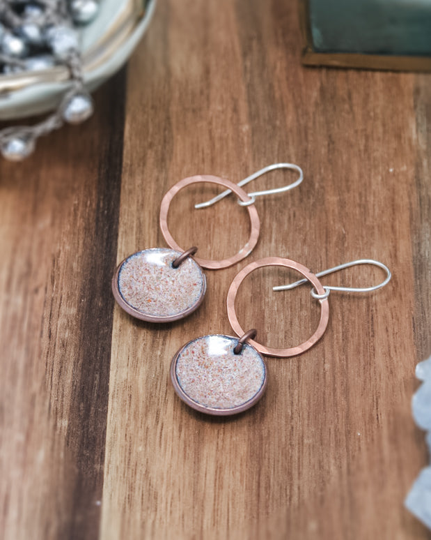 Revolve Medium Copper Penny earrings [made to order]