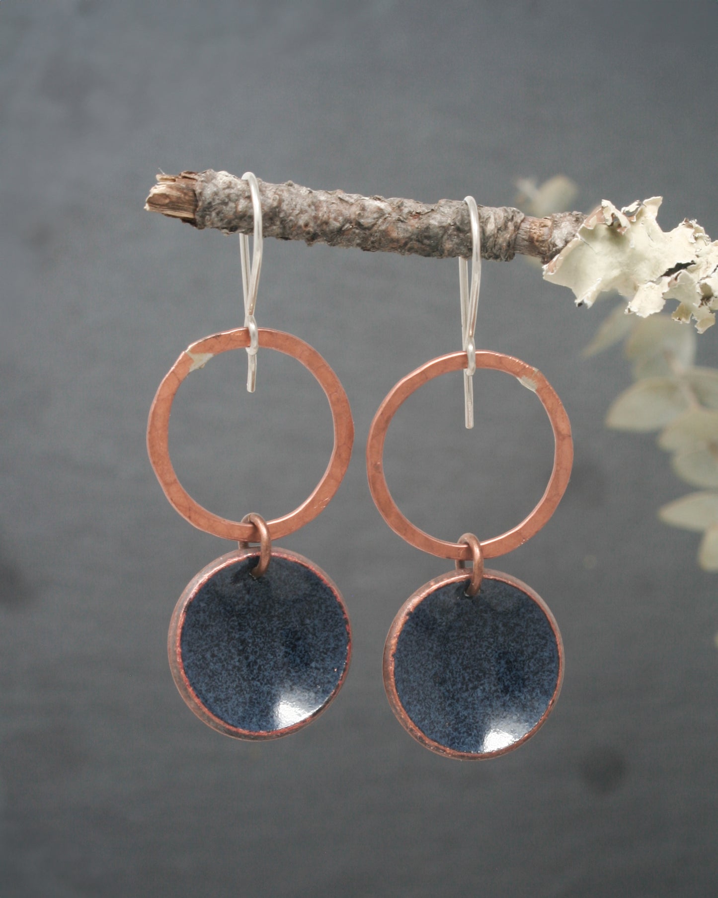 Revolve Medium Copper Penny earrings [made to order]