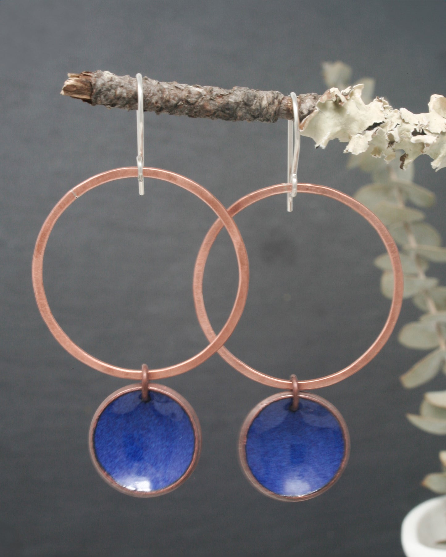 Revolve Large Copper Penny earrings [made to order