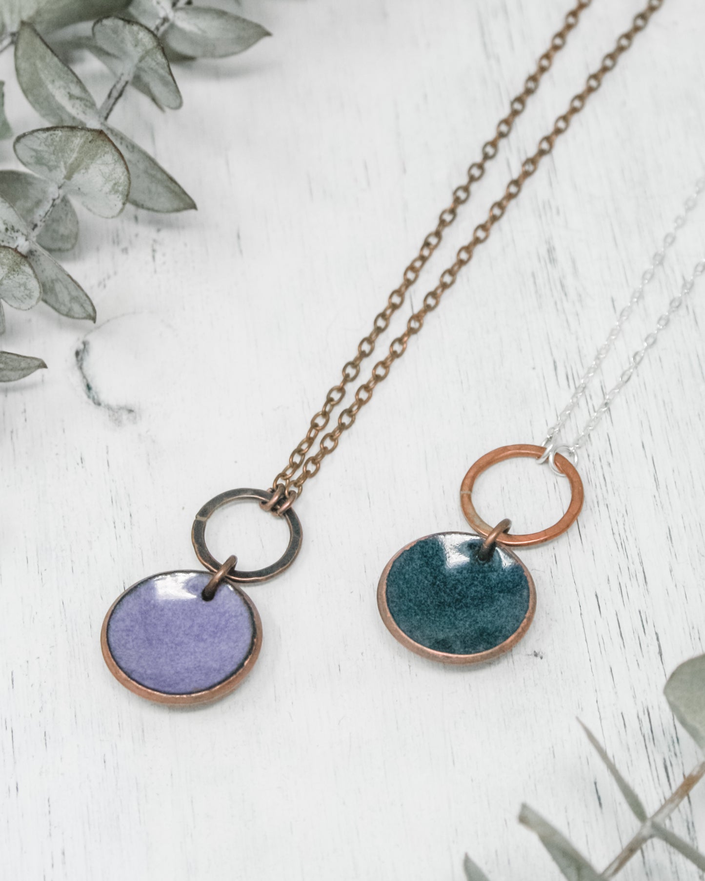 Small copper Revolve Penny necklaces- [made to order]