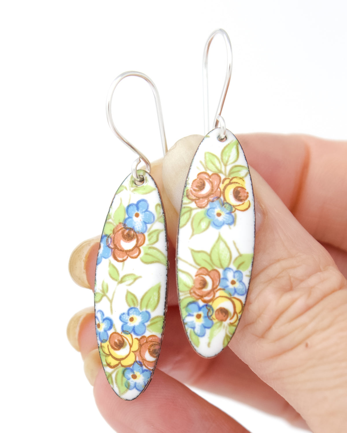 Vintage Revival Earrings, Petite Bouquet, Petal