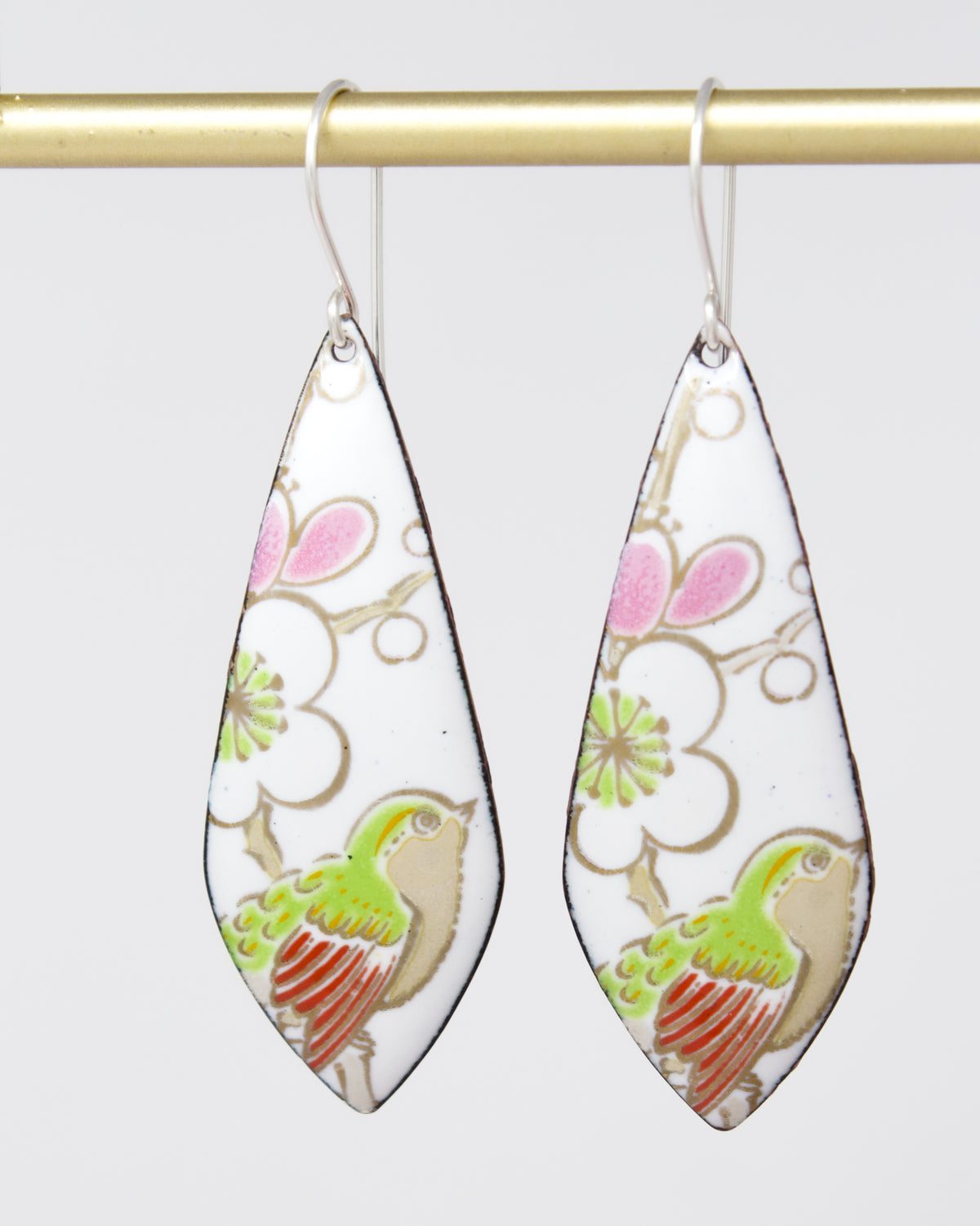 Vintage Revival Earrings, Sakura, Leaf