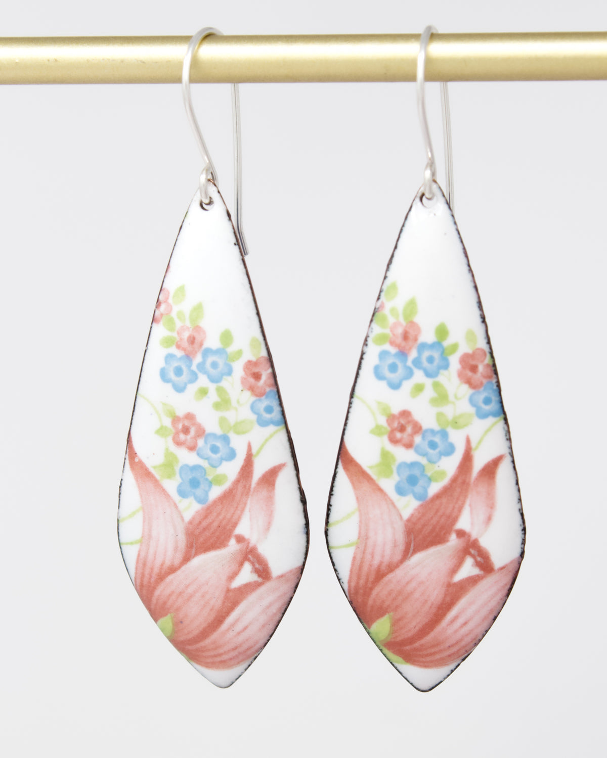 Vintage Revival Earrings, Tulip Tree, Leaf