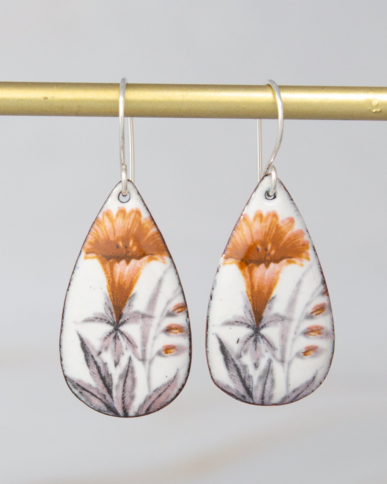 Vintage Revival Earrings, Trumpet, Teardrop
