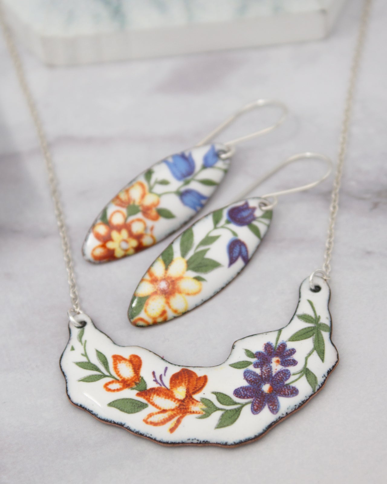 Vintage Revival Earrings, Spring Garland, Petal