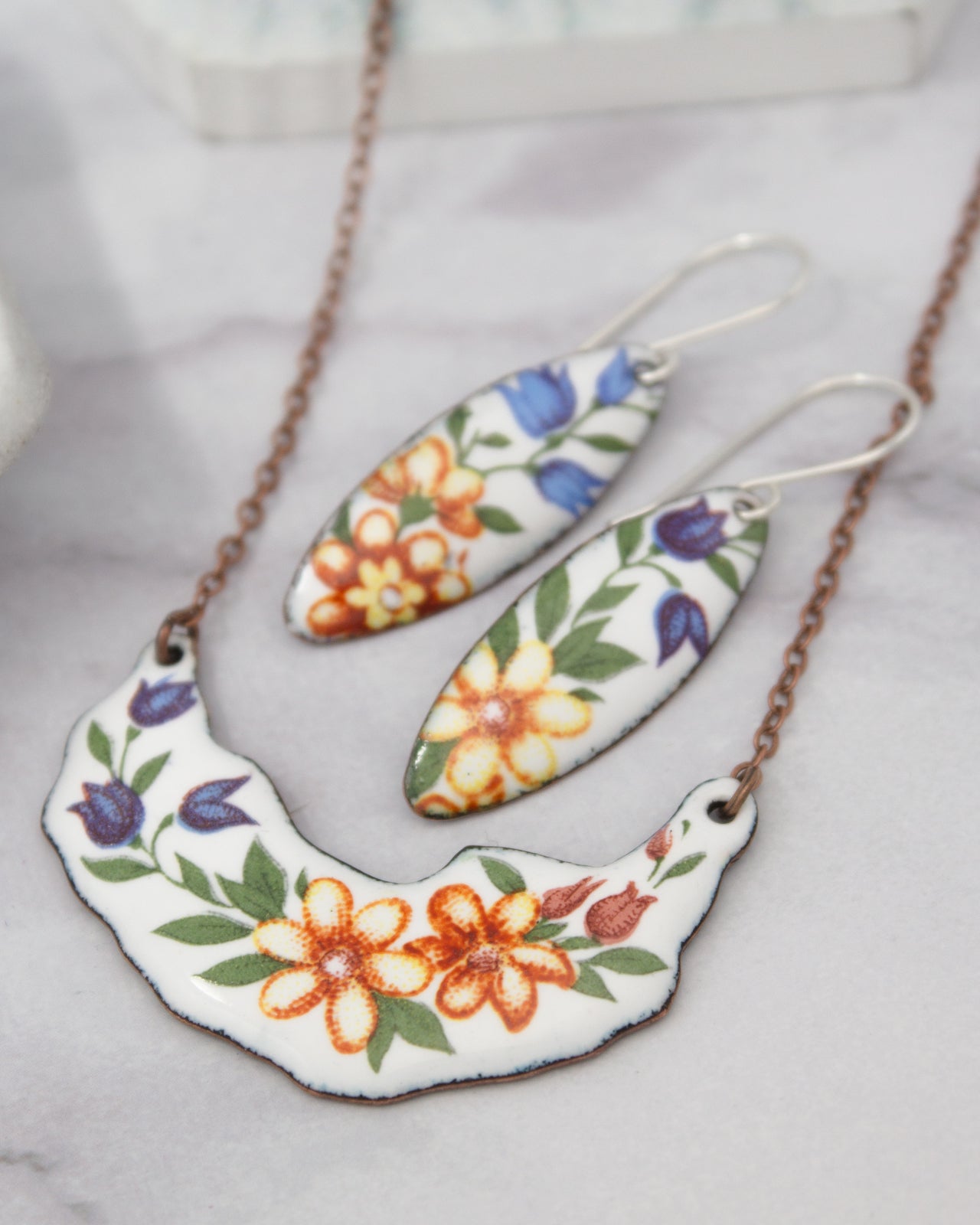 Vintage Revival Earrings, Spring Garland, Petal