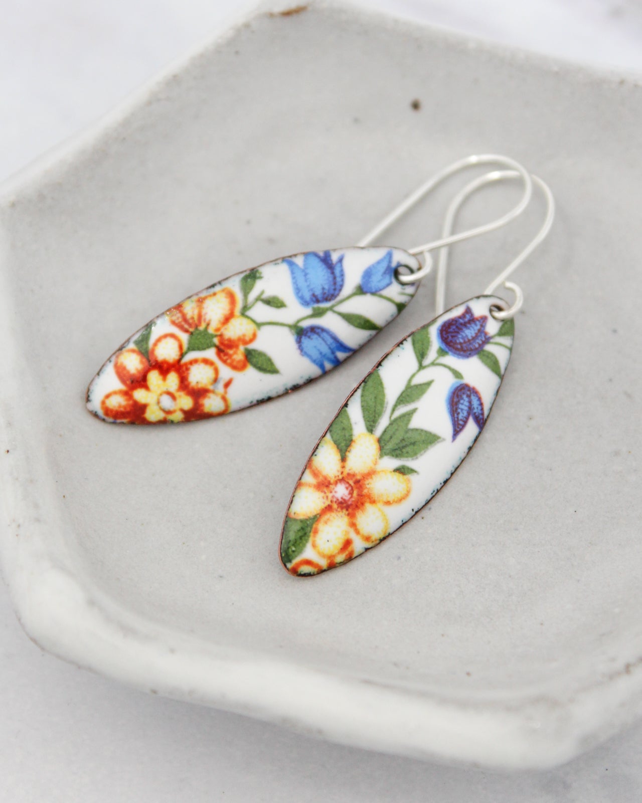 Vintage Revival Earrings, Spring Garland, Petal