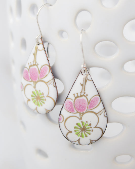 Sakura Vintage Revival Earrings, Teardrop