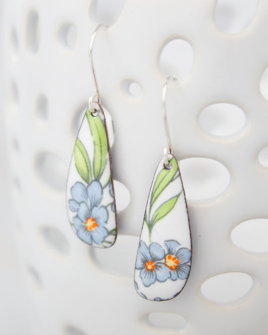 Miss Bluebell Vintage Revival Earrings, Small Drop