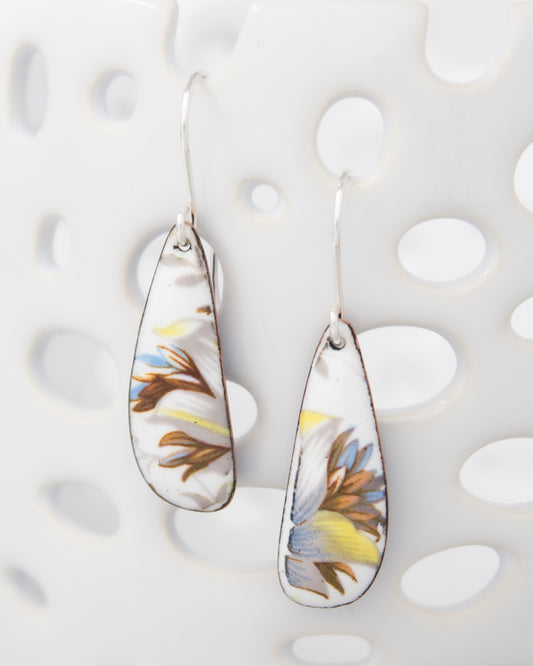 Corsage Vintage Revival Earrings, Small Drop
