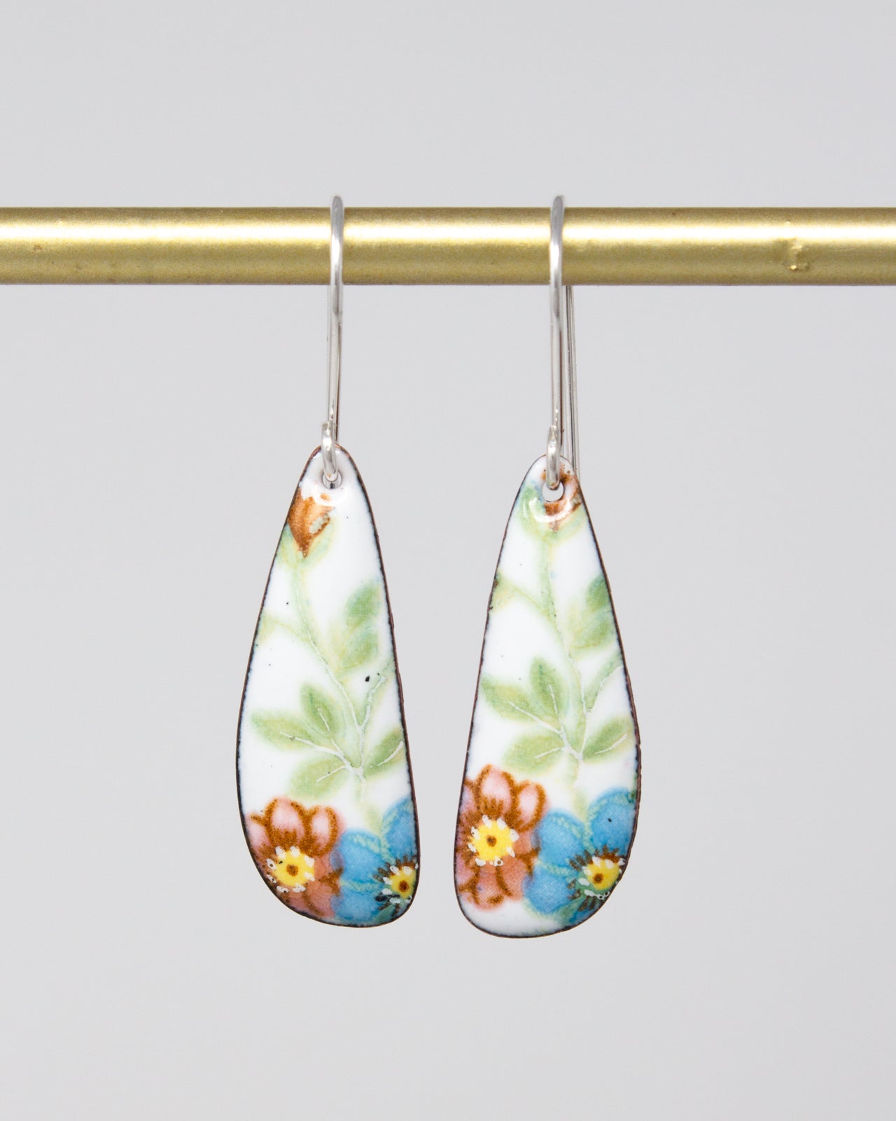 Flower Girl Vintage Revival Earrings, Small Drop