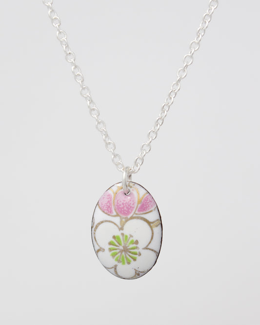 Sakura Vintage Revival Necklace, Small medallion