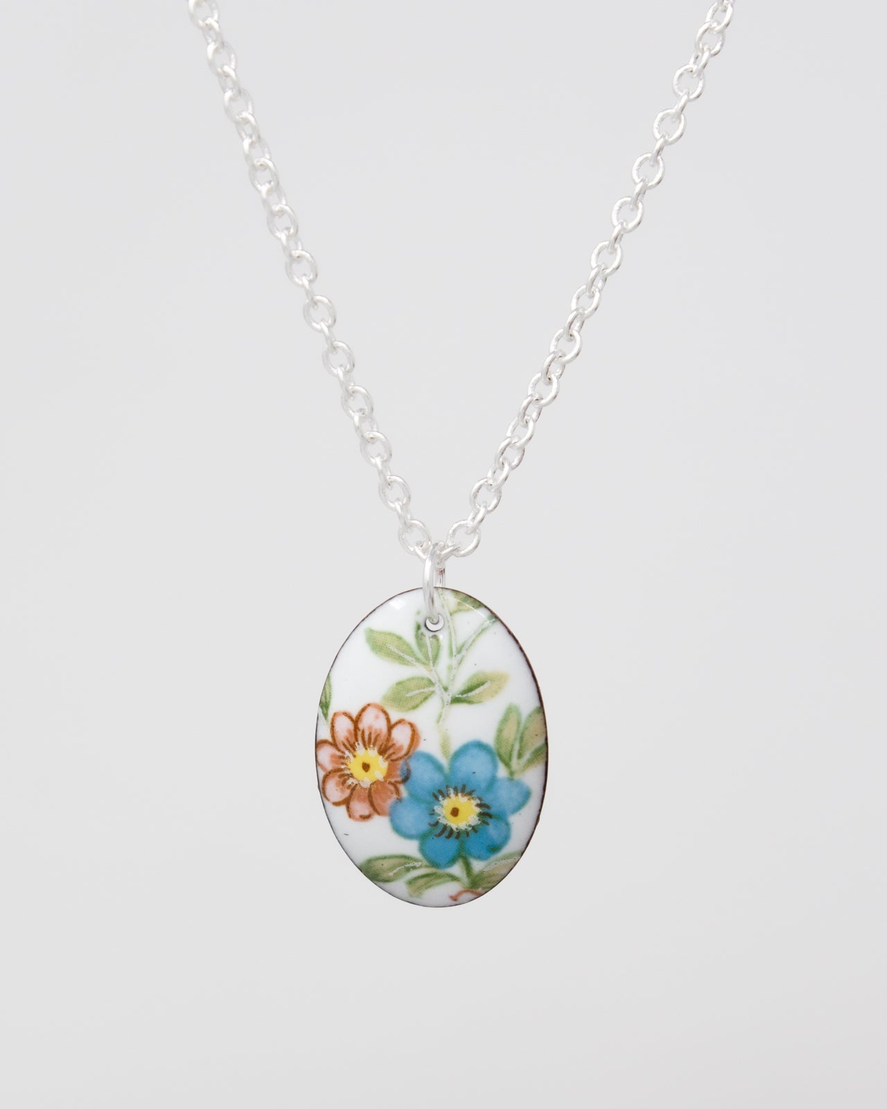 Flower Girl Vintage Revival Necklace, Small medallion
