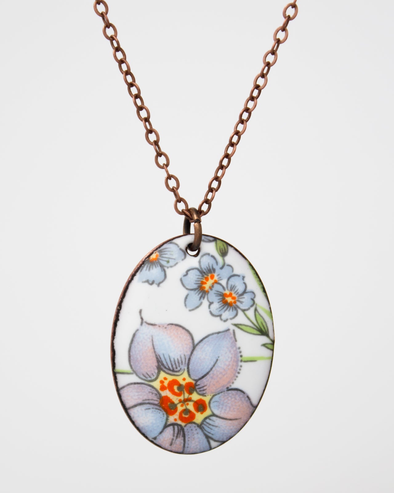 Miss Bluebell Vintage Revival Necklace, Large Medallion