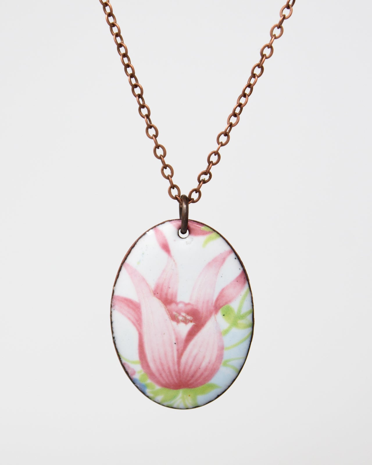 Tulip Tree Vintage Revival Necklace, Large Medallion