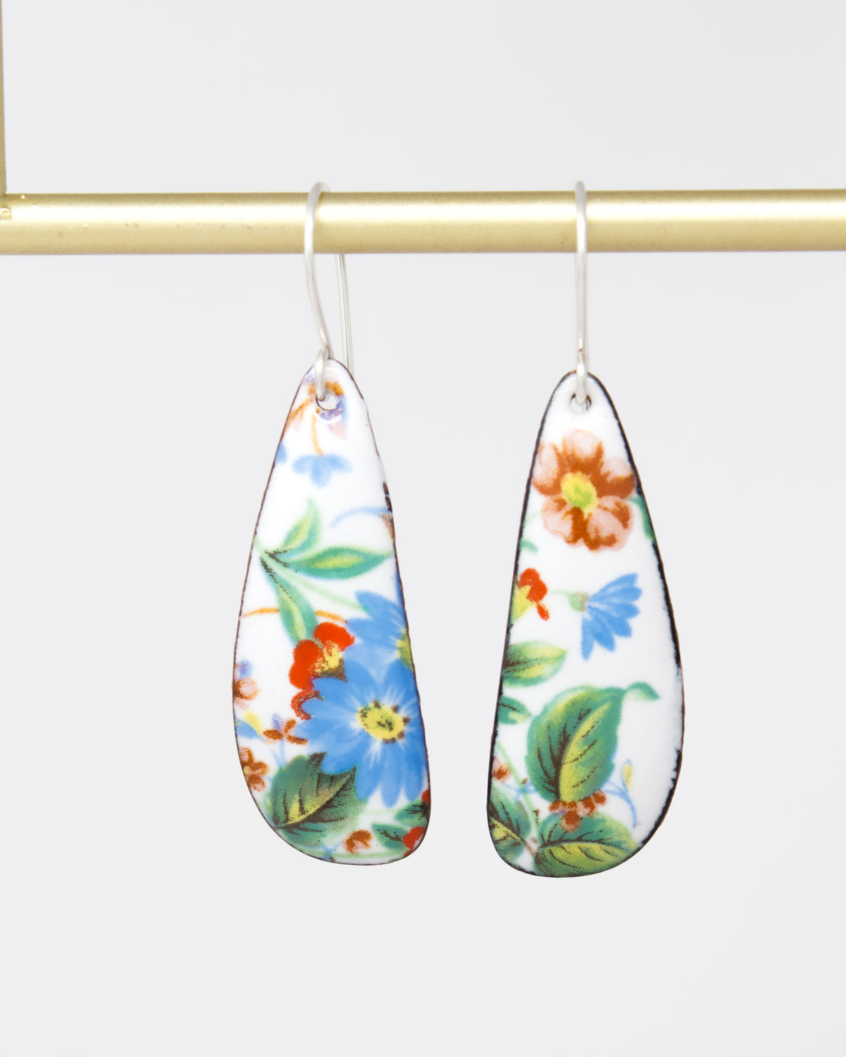 Vintage Revival Earrings, Wildflower Garden, Large drop