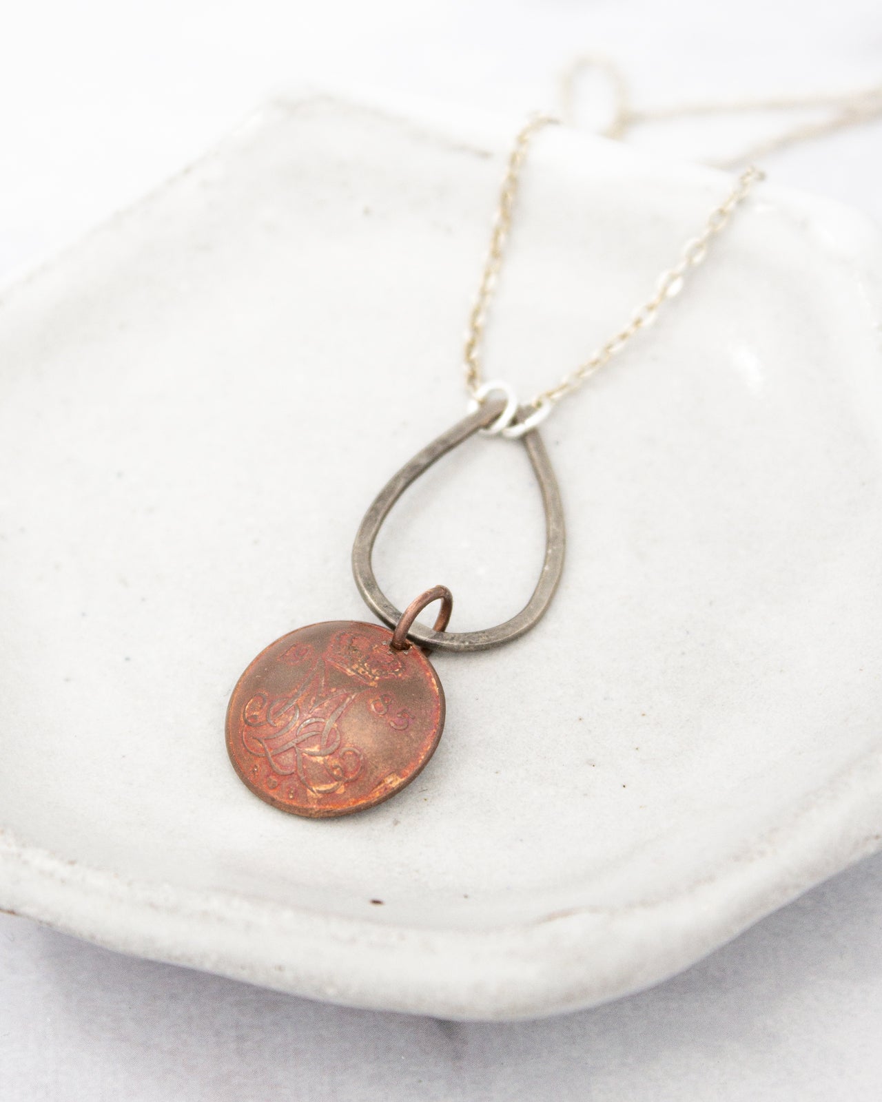 Denmark World Coin Pendant Necklace