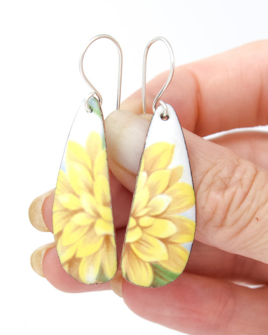 Vintage Revival Marigold Earrings – October Birthday Flower.